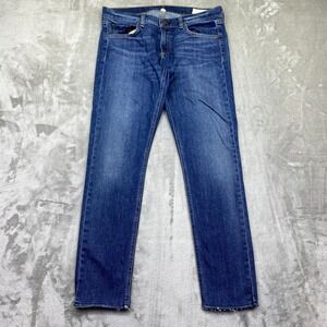 Rag Bone Jean Women's Amelie Slim Fit‎ Blue Wash Denim Jeans Size 28 Fits 31"